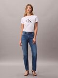 Denim Ψηλόμεσο Τζιν Σε Ίσια Γραμμή  Γυναίκα