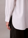White Relaxed Poplin Shirt  Women