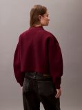 Red Scuba Relaxed Bomber Jacket  Women