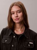 Black Cropped 90s Denim Jacket  Women