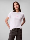 Λευκό Κοντομάνικο T-Shirt  Γυναίκα