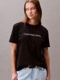 Μαύρο Κοντομάνικο T-Shirt  Γυναίκα