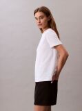 Λευκό Κοντομάνικο T-Shirt  Γυναίκα
