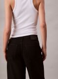 Black Ultra High Rise Relaxed Jeans  Women