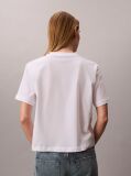 White Flower Photo Print T-shirt  Women