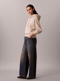 Beige Relaxed Premium Terry Hoodie  Women
