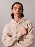 Beige Relaxed Premium Terry Hoodie  Women