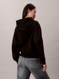 Black Relaxed Premium Terry Hoodie  Women