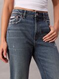 Denim Ψηλόμεσο Τζιν Με Ίσια Γραμμή  Γυναίκα