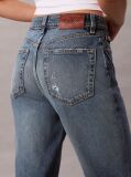 Denim Ψηλόμεσο Τζιν Με Ίσια Γραμμή  Γυναίκα
