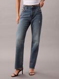 Denim Ψηλόμεσο Τζιν Με Ίσια Γραμμή  Γυναίκα