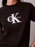 Black Shine Monologo Graphic Classic T-Shirt  Women