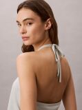 Green Linen Blend Halter Top  Women