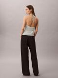 Green Linen Blend Halter Top  Women