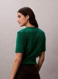 Green Short Sleeve Monogram Jumper  Women