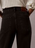Black High Rise Straight Jeans  Women