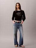 Black Monologo Outline Jumper  Women