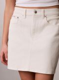 White 90s Denim Mini Skirt  Women
