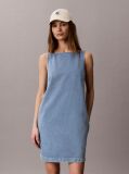 Denim Denim Mini Shift Dress  Women