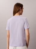 Purple Script Logo Classic T-Shirt  Women