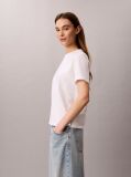 White Script Logo Classic T-Shirt  Women