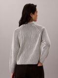 Black Monogram Graphic Ribbed Jumper  Women