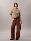 Brown Wide Leg Jeans  Women