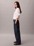 Denim Relaxed Cargo Barrel Jeans  Women