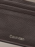Brown Foil Embossed Logo Card Case  Men