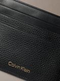 Black Leather Card Holder  Men