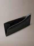 Black Allover Emblem Logo Card Holder  Men