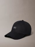 Black Monogram Woven Patch Cap  Men