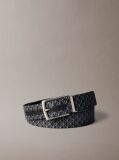 Grey Reversible Logo Belt  Men