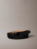 Black Full-Grain Leather Belt  Men