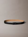 Black Full-Grain Leather Belt  Men