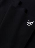 Black Signature Logo Scarf  Men