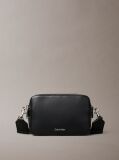 Black Convertible 2-Strap Crossbody Camera Bag  Women