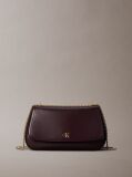 Red Monogram Hardware Shoulder Bag  Women