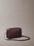 Red Allover Monogram Logo Camera Bag  Women