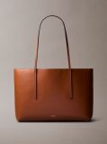 Brown Foil Logo Tote Bag  Women