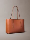 Brown Foil Logo Tote Bag  Women