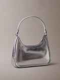 Denim Bold Monogram Metallic Shoulder Bag  Women