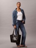 Μαύρο Τσάντα Laptop Tote Με Signature Monogram Σχέδιο  Γυναίκα