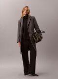 Black Allover Emblem Logo Tote Bag  Women