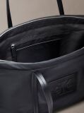 Μαύρο Τσάντα Tote Με Ανάγλυφο Monologo  Γυναίκα