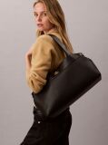 Black Signature Turn-Lock Tote Bag  Women