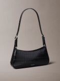 Black Monogram Crocodile Shoulder Bag  Women