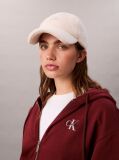 Beige Boucle Baseball Cap  Women