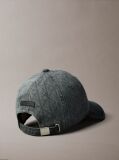 Γκρι Denim Καπέλο Με Burnout Λογότυπο  Γυναίκα
