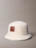 Λευκό Καπέλο Bucket Από Sherpa  Γυναίκα